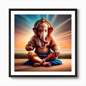 Ganesha 2 Art Print