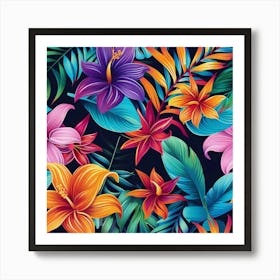 Lush Blooms (4) Art Print