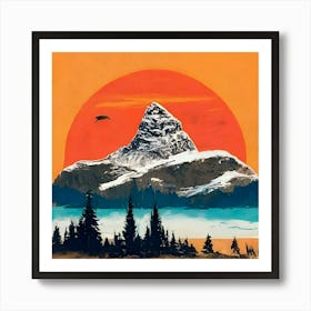 Sunrise On The Mountain Art Print