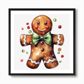 Gingerbread Man 13 Art Print