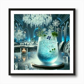 A Luxurious And Revitalizing Drink Called Cryo To Art Print