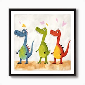 Dinosaurs Stock Videos & Royalty-Free Footage Art Print