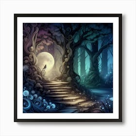 Moonlit Magic 3 Art Print