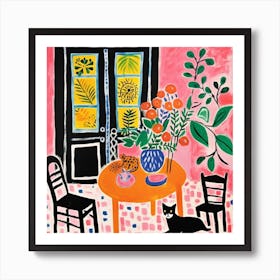 Table And Chairs Art Print