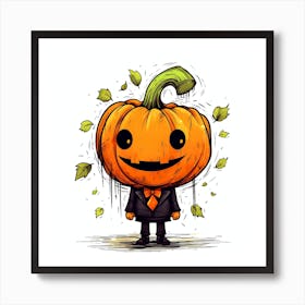 Halloween Pumpkin 5 Art Print