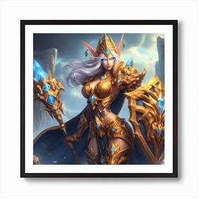 Elven Pally Art Print