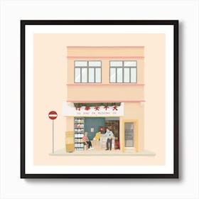 Chinese Shopfront Art Print