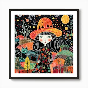 Witches Hat 3 Art Print