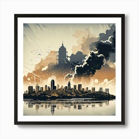 Cityscape Art Print