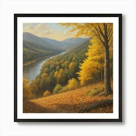 Fall Time View Art Print