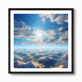 Above The Clouds Art Print