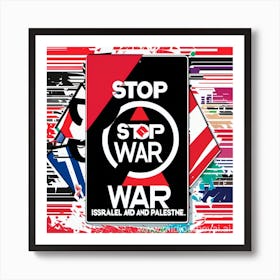 Stop war Art Print