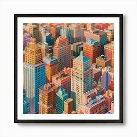 New York City Skyline 1 Art Print