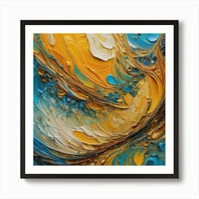 Abstract Painting 77 Art Print