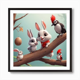 Easter Bunny Art Print