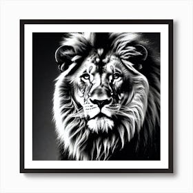 Lion Portrait 38 Art Print