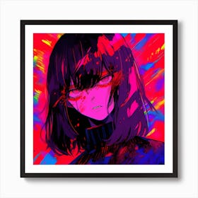 Anime Girl 25 Art Print