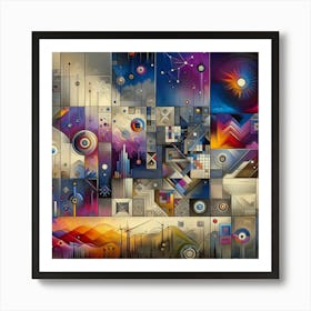 blockchain Art Print