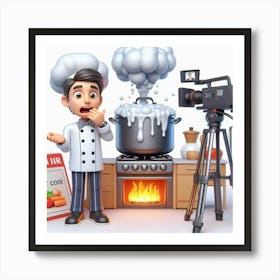 How to Cook 3 Art Print