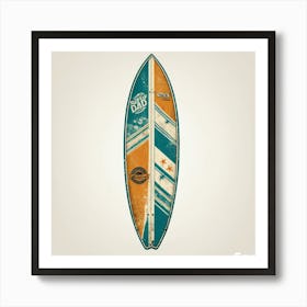Surfboard Art Print