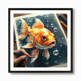 Goldfish 17 Art Print