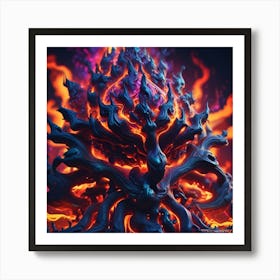 Fire And Ice Art Print