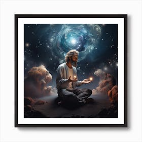 Enlighten Man Art Print