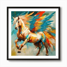 Rainbow Pegasus Poster