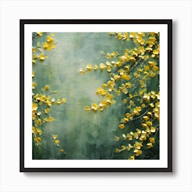 Yellow Blossoms 1 Art Print