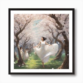 Cherry Blossoms Art Print