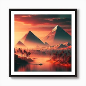 Egyptian Sunrise Art Print