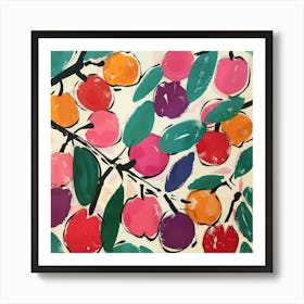 Cherry Painting Matisse Style 10 Art Print