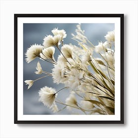 White Flowers 2 Art Print