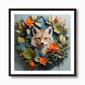 Paper Fox Art Print
