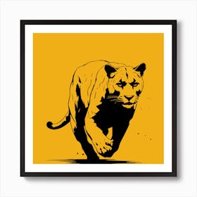 Fast Puma Art Print