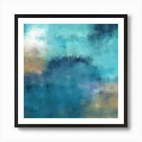 Abstract - Blue Sky Art Print