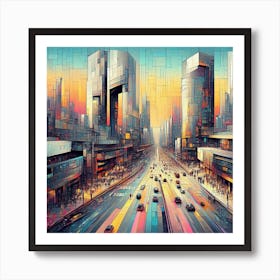 Cityscape 1 Art Print