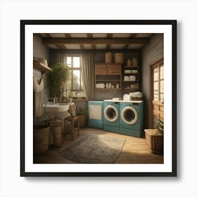 Default Default Vintage And Retro Laundry Aestethic 2 (2) Art Print