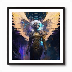 Angel Of The Machine 1 Art Print