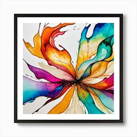 Abstract Flower - Abstract Stock Videos & Royalty-Free Footage Art Print