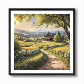 Country Road 1 Art Print