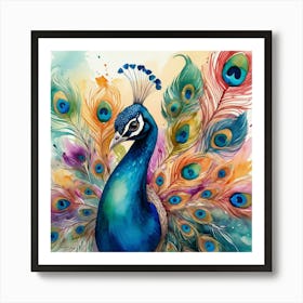 Peacock 1 Art Print