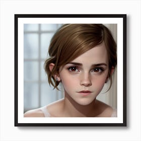 Emma Watson The Artful Aura Art Print