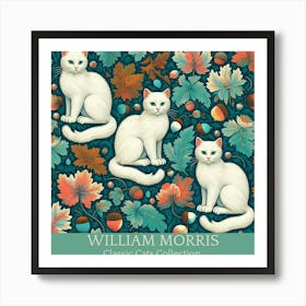 William Morris Classic Cat Collection Art Print