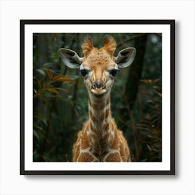 Cute Giraffe 37 Art Print