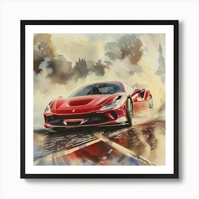 Red Ferocity Art Print