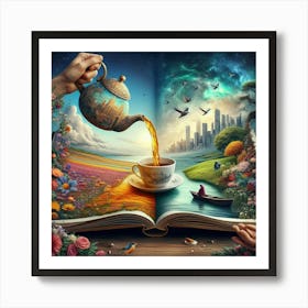 Book Of Wonders Teapot 1 Art Print