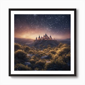 Dreamlike castle Art Print