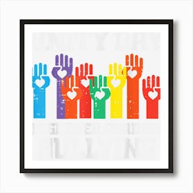 Together Against Bullying Orange Anti Bully Unity Day Kids Art Print