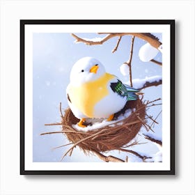 Bird In The Nest 1 Art Print